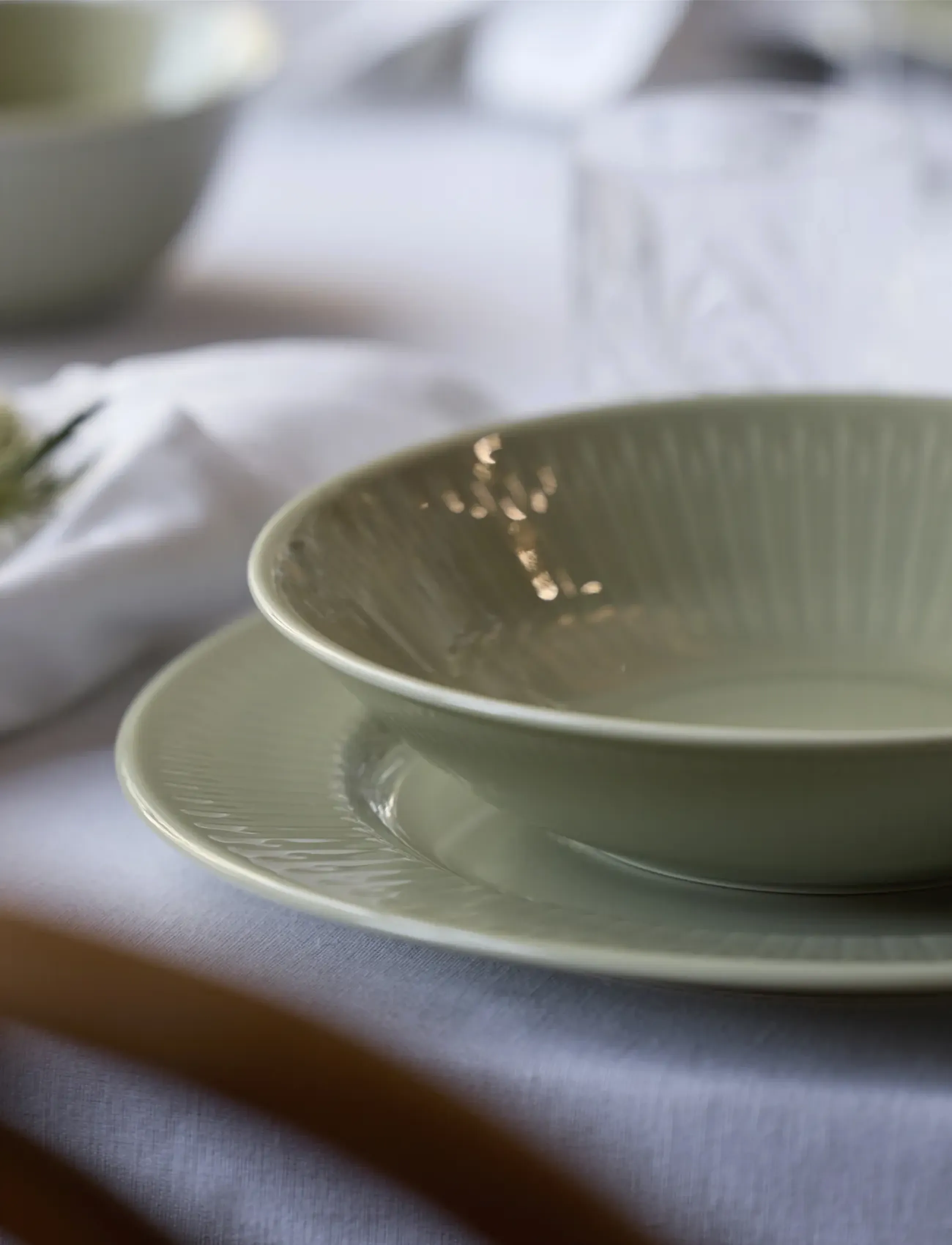 Coast - Dinner plate Horizon 4 pcs - praetaldrikud - grÖn - 5