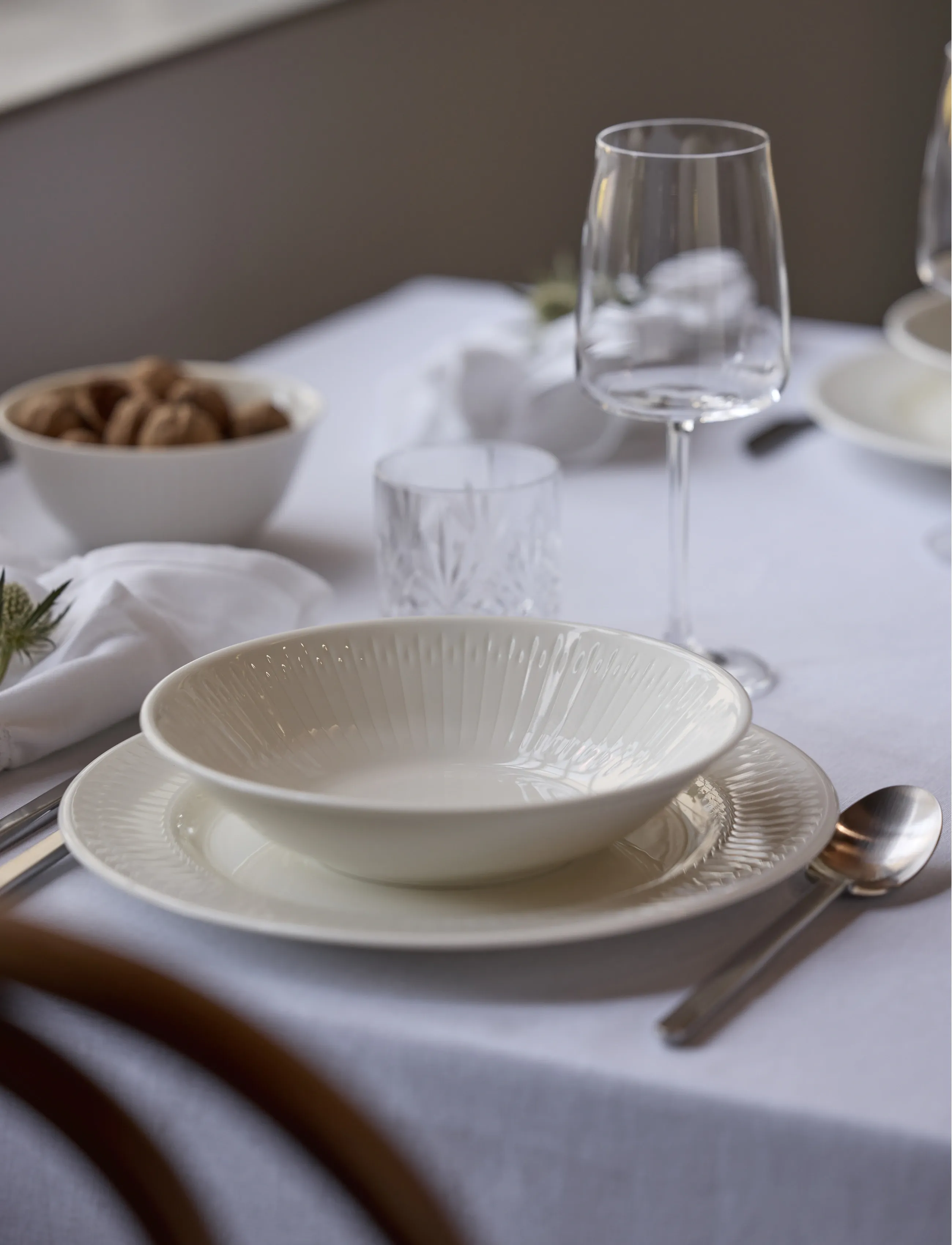 Coast Pastaskål Horizon 4 Stk., 21 cm x 21, Plates, Weiß - Pasta Homeware