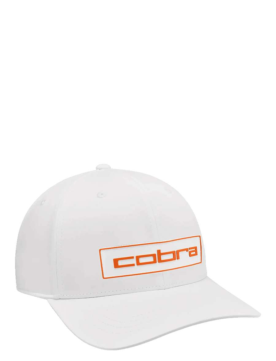 COBRA - Youth Cobra Tour Tech Cap - caps - white-rickie orange - 2