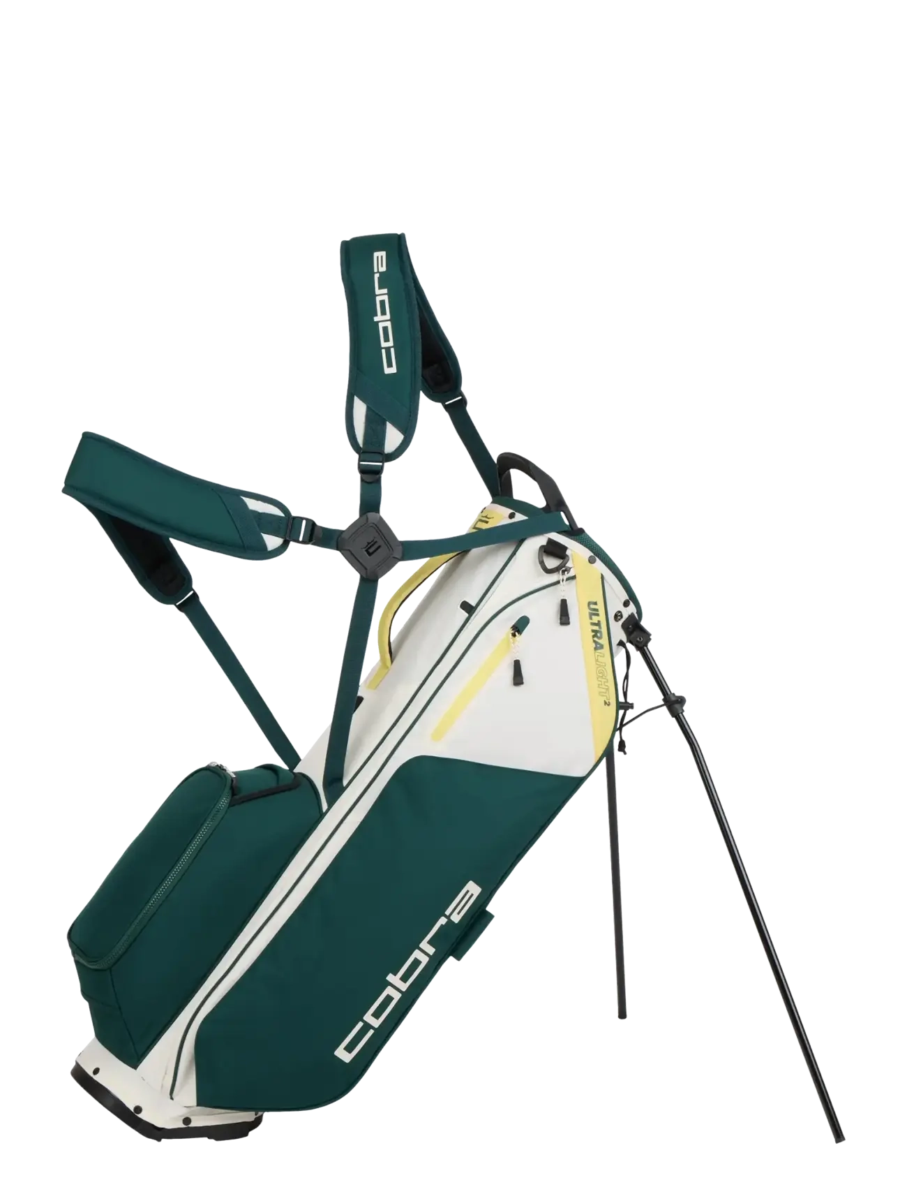 COBRA Cobra Ultralight 2 Stand Bag - Golfvarusteet - SUGARED ALMOND-DARK MRYTLE-SUNNY YELLOW / multi