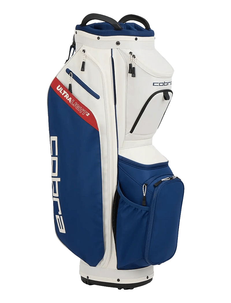 COBRA - Cobra Ultralight 2 Cart Bag - golfudstyr - sugared almond-estate blue-pop red - 1