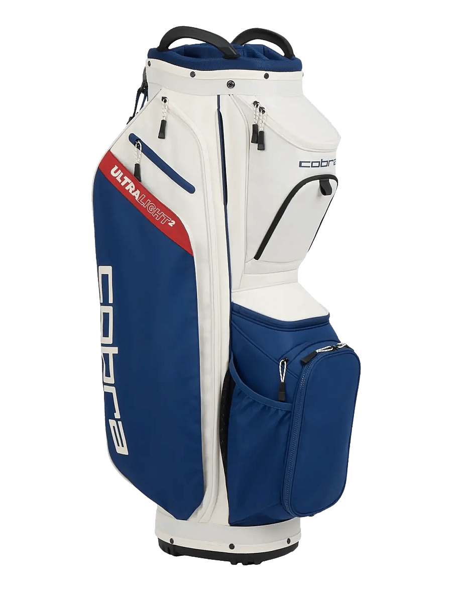 COBRA - Cobra Ultralight 2 Cart Bag - golfikott - sugared almond-estate blue-pop red - 1