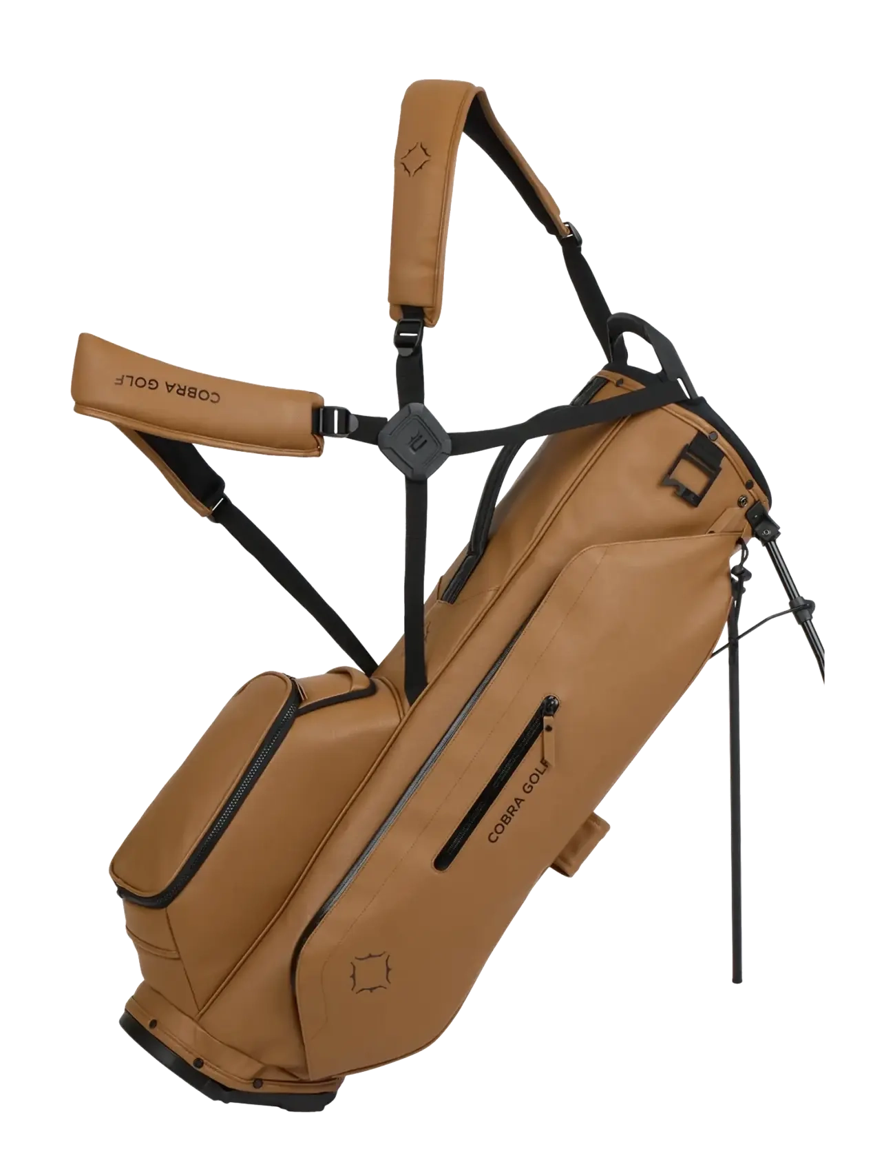 COBRA Cobra Premium Stand Bag - Golfvarusteet - DESERT TAN-BLACK / brown