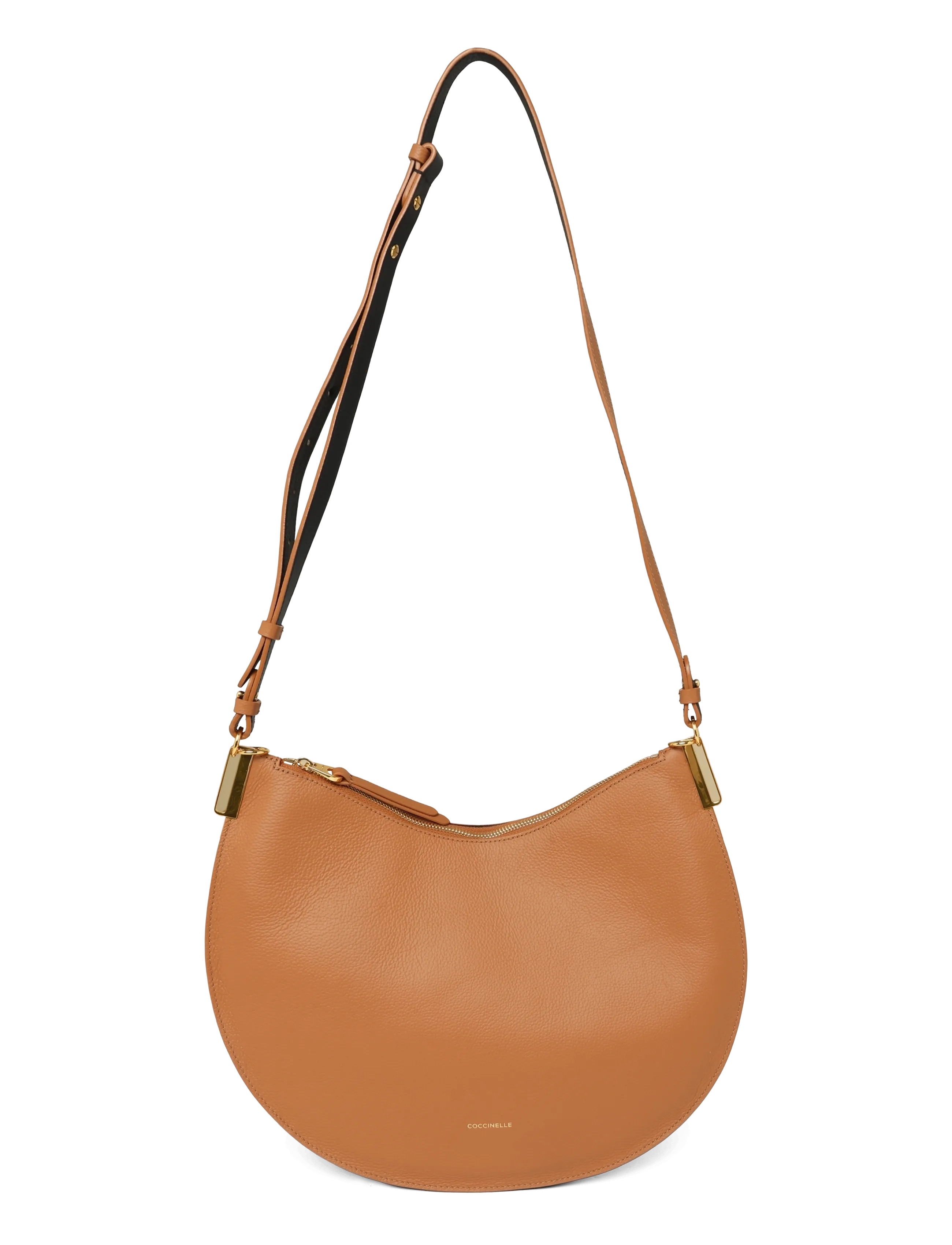 Coccinelle Sunup Large Shoulder Bag / Top Handle, Kvinder, Hobo Skuldertaske, Brun, Str: ONE SIZE