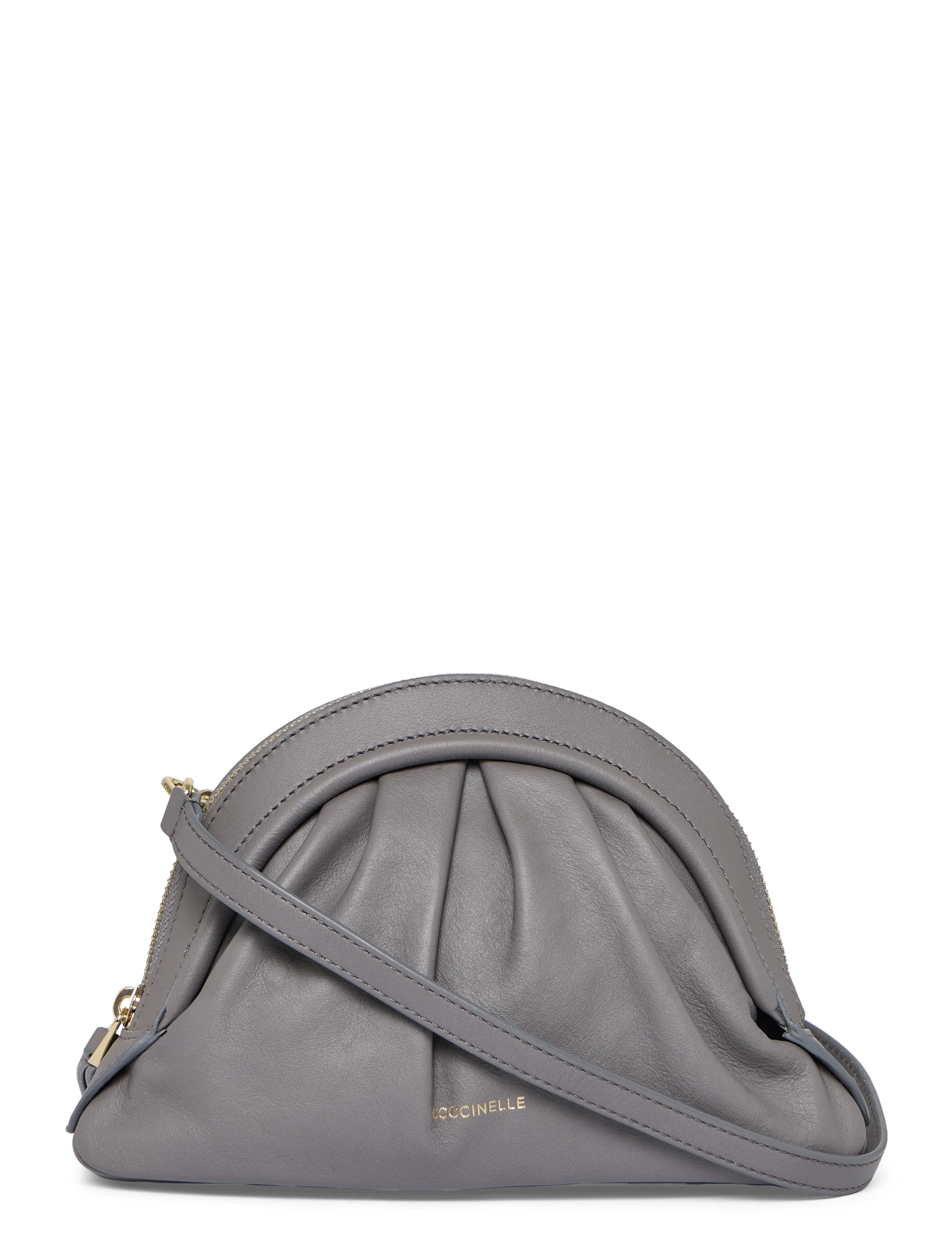 Coccinelle Cheek Mini Clutch / Shoulder Bag, One Size, Grey, Tasker > Clutches, Dame