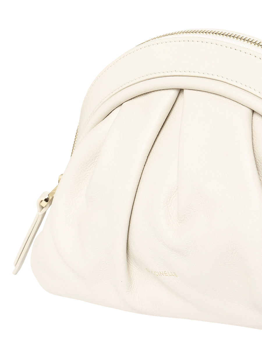 Coccinelle - Cheek Medium Shoulder Bag - shoulder bags - lambskin white - 2