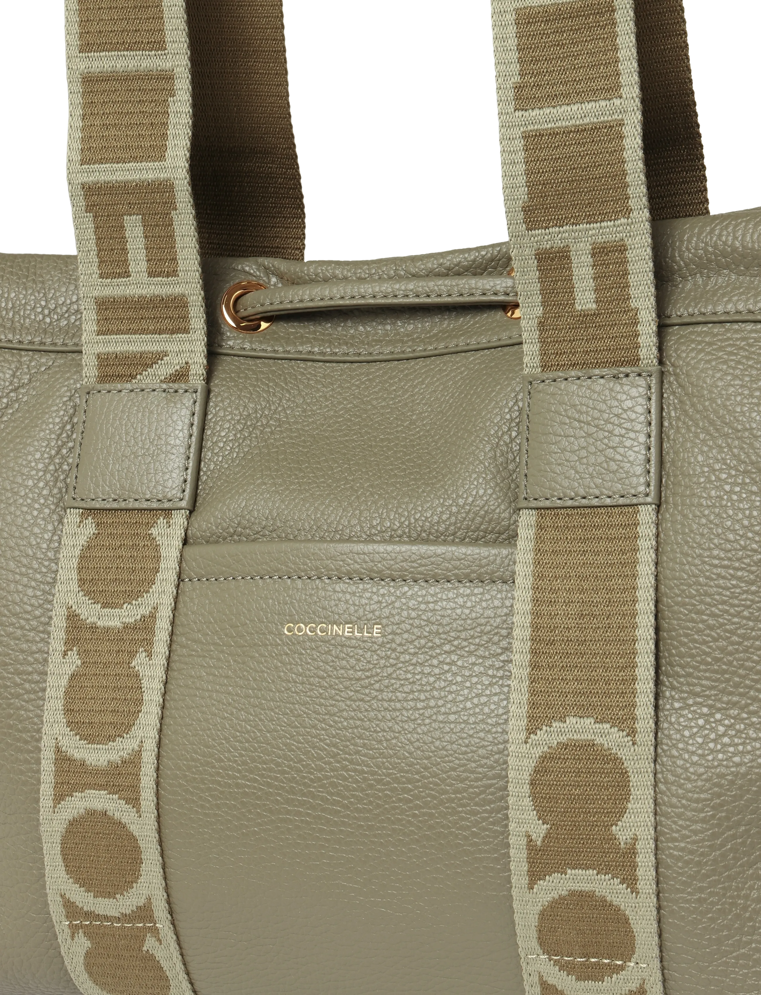Coccinelle - Monogram Shoulder Bag - laurel green - 2