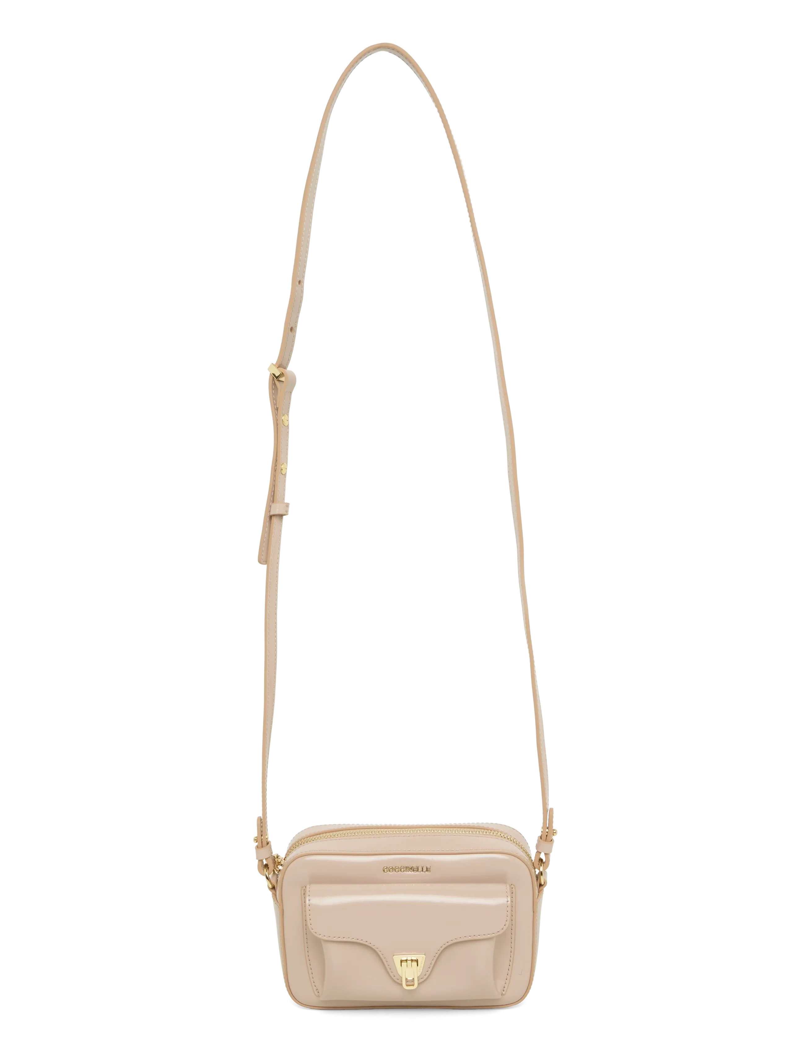 Coccinelle Beat Shiny Calf Mini Bag, One Size, Bags, Rosa - Small Shoulder Bags-crossbody Frauen