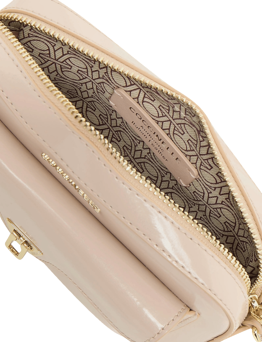 Coccinelle - Beat Shiny Calf Mini Bag - igapäevane stiil - rosette - 4