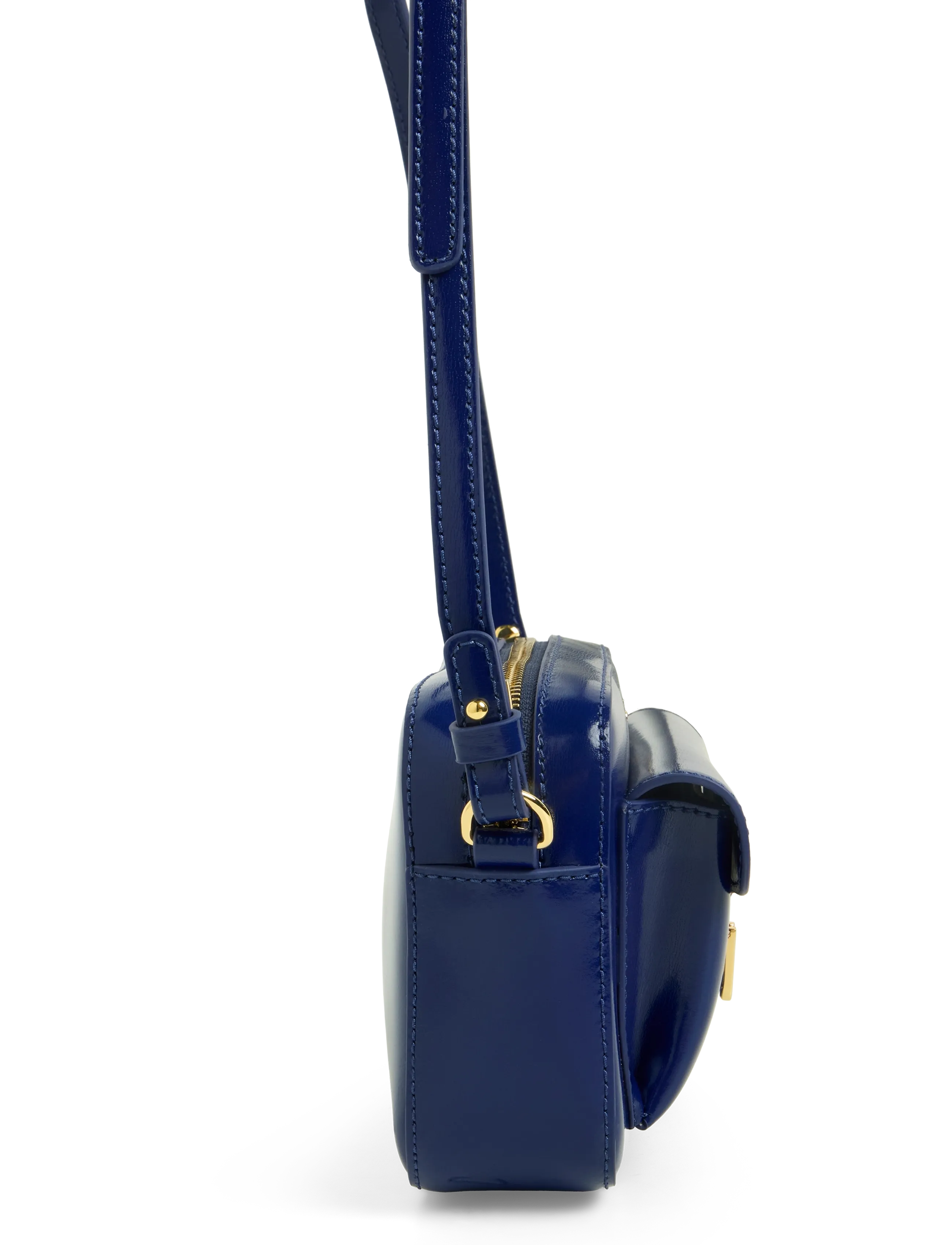 Coccinelle - Beat Shiny Calf Mini Bag - royal blue - 3