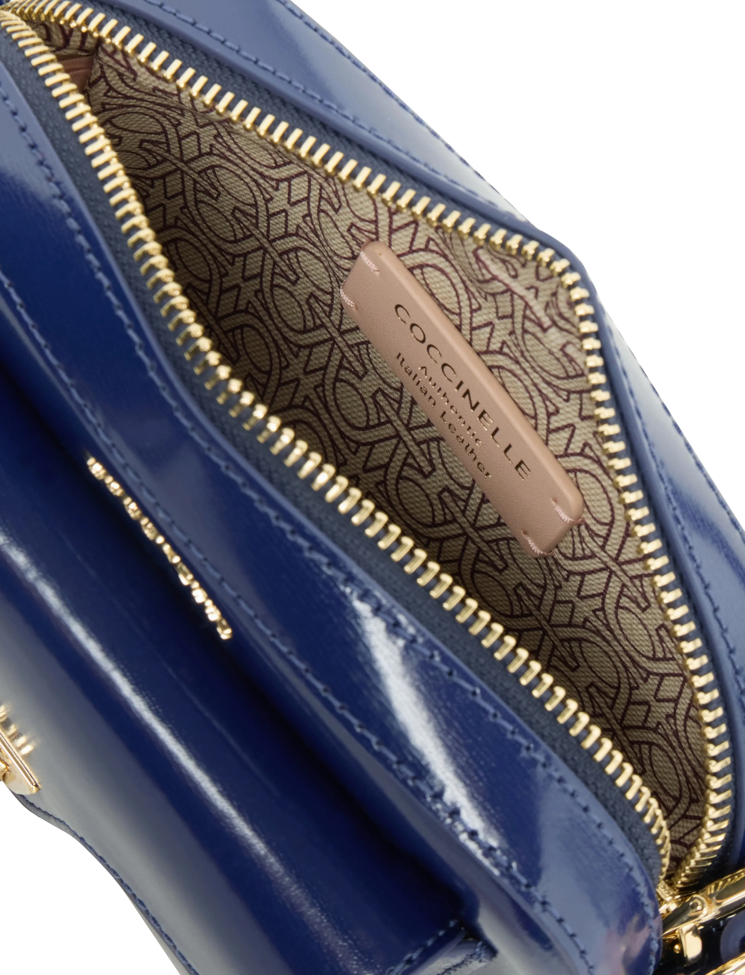 Coccinelle - Beat Shiny Calf Mini Bag - royal blue - 4