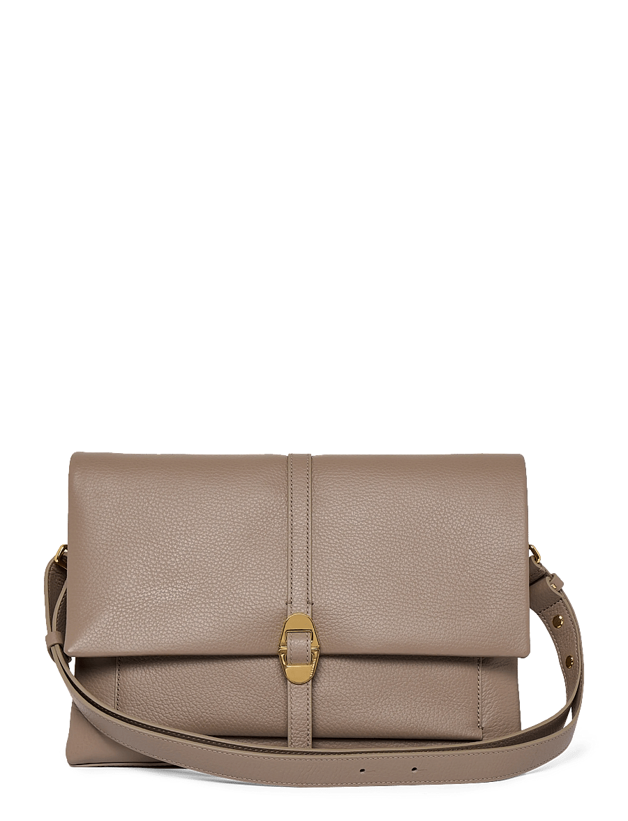 Coccinelle - Dorian Shoulder Bag - umhängetaschen - warm taupe - 0