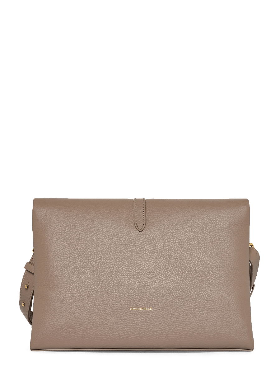 Coccinelle - Dorian Shoulder Bag - umhängetaschen - warm taupe - 1