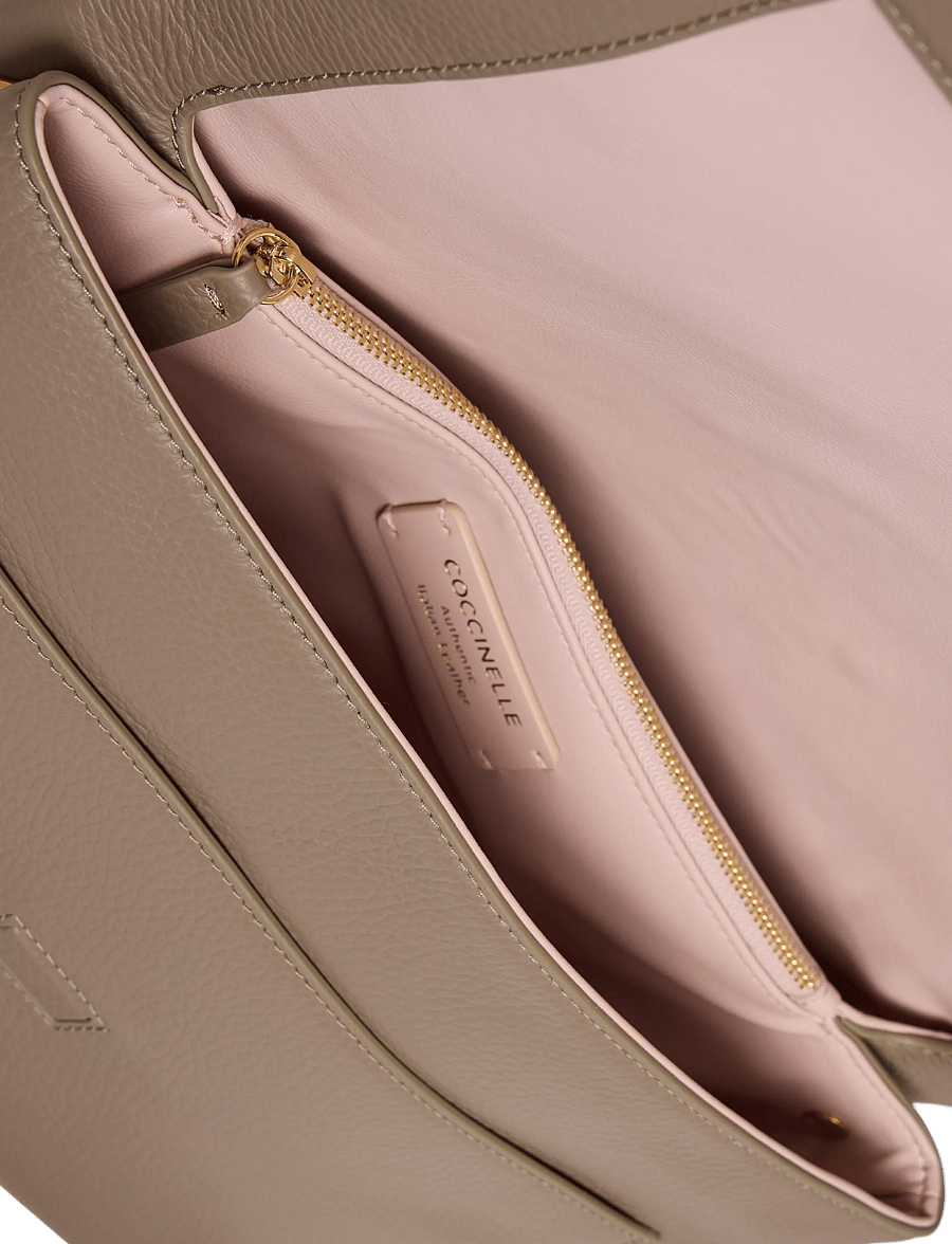 Coccinelle - Dorian Shoulder Bag - umhängetaschen - warm taupe - 3