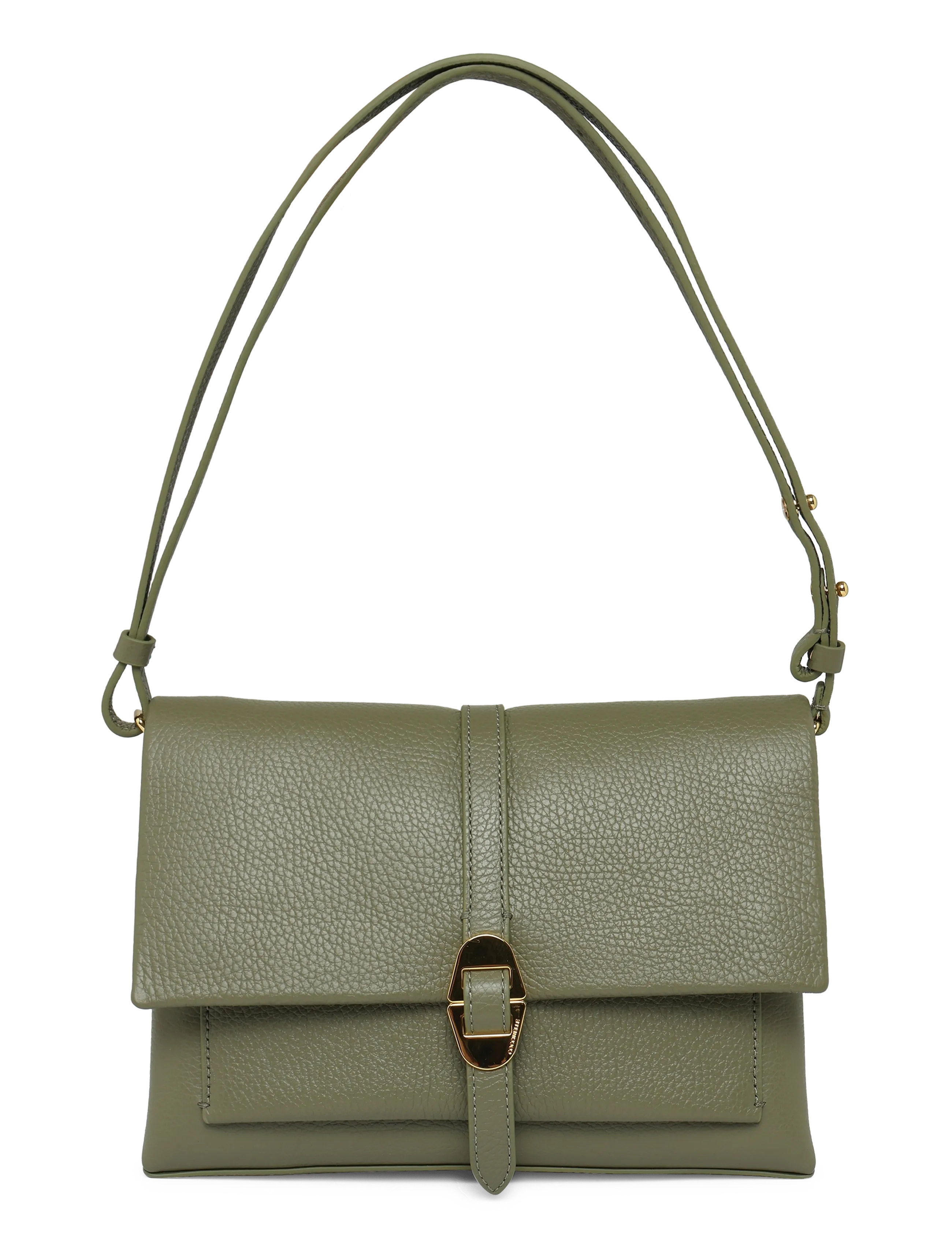 Coccinelle Dorian Shoulder Bag, One Size, Bags, Khakigrün - Small Bags-crossbody Frauen