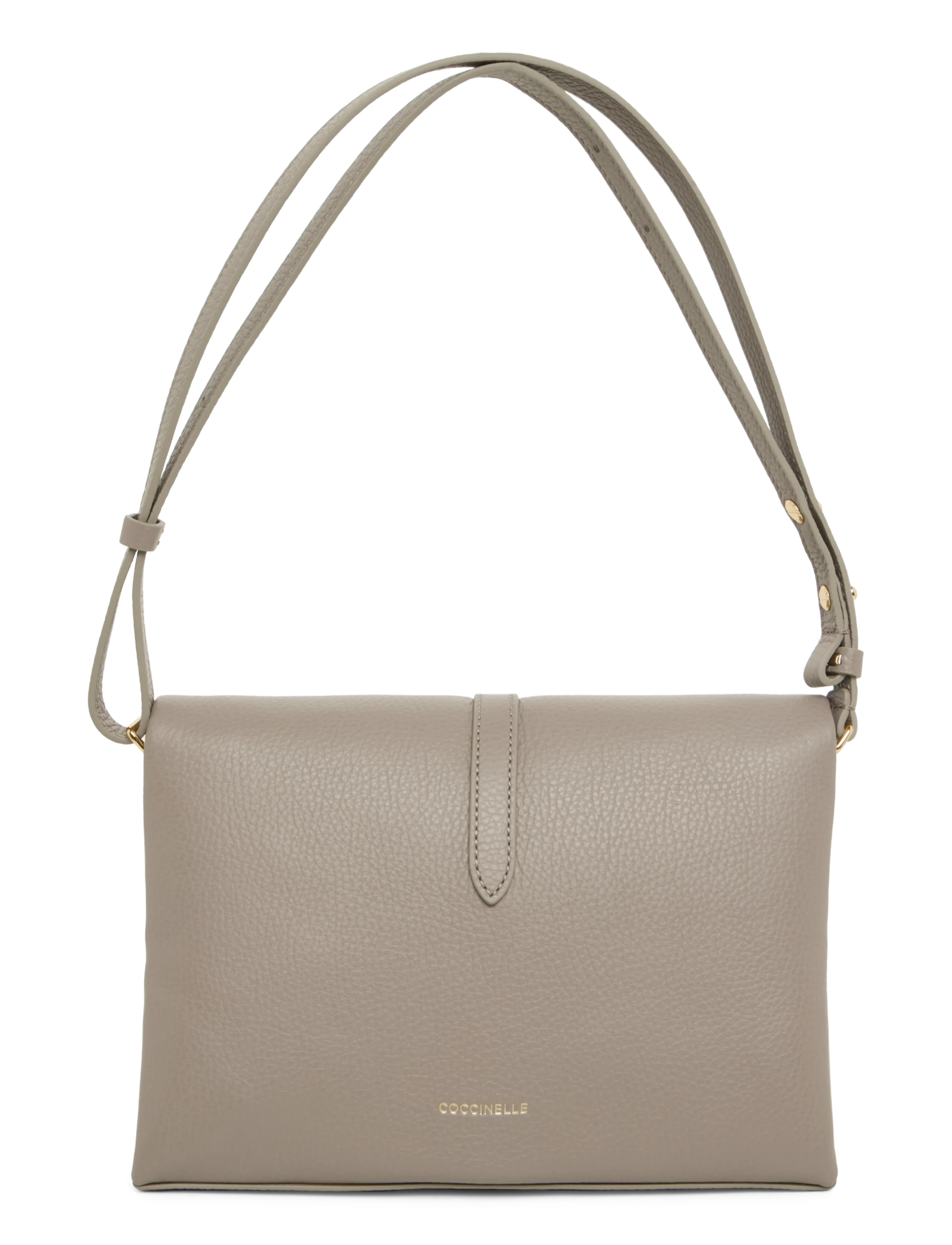 Coccinelle - Dorian Shoulder Bag - everyday style - warm taupe - 1