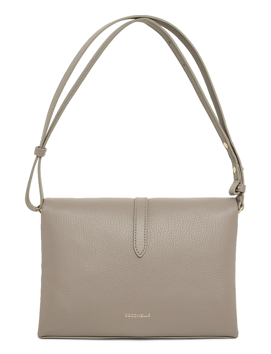 Coccinelle - Dorian Shoulder Bag - everyday style - warm taupe - 1