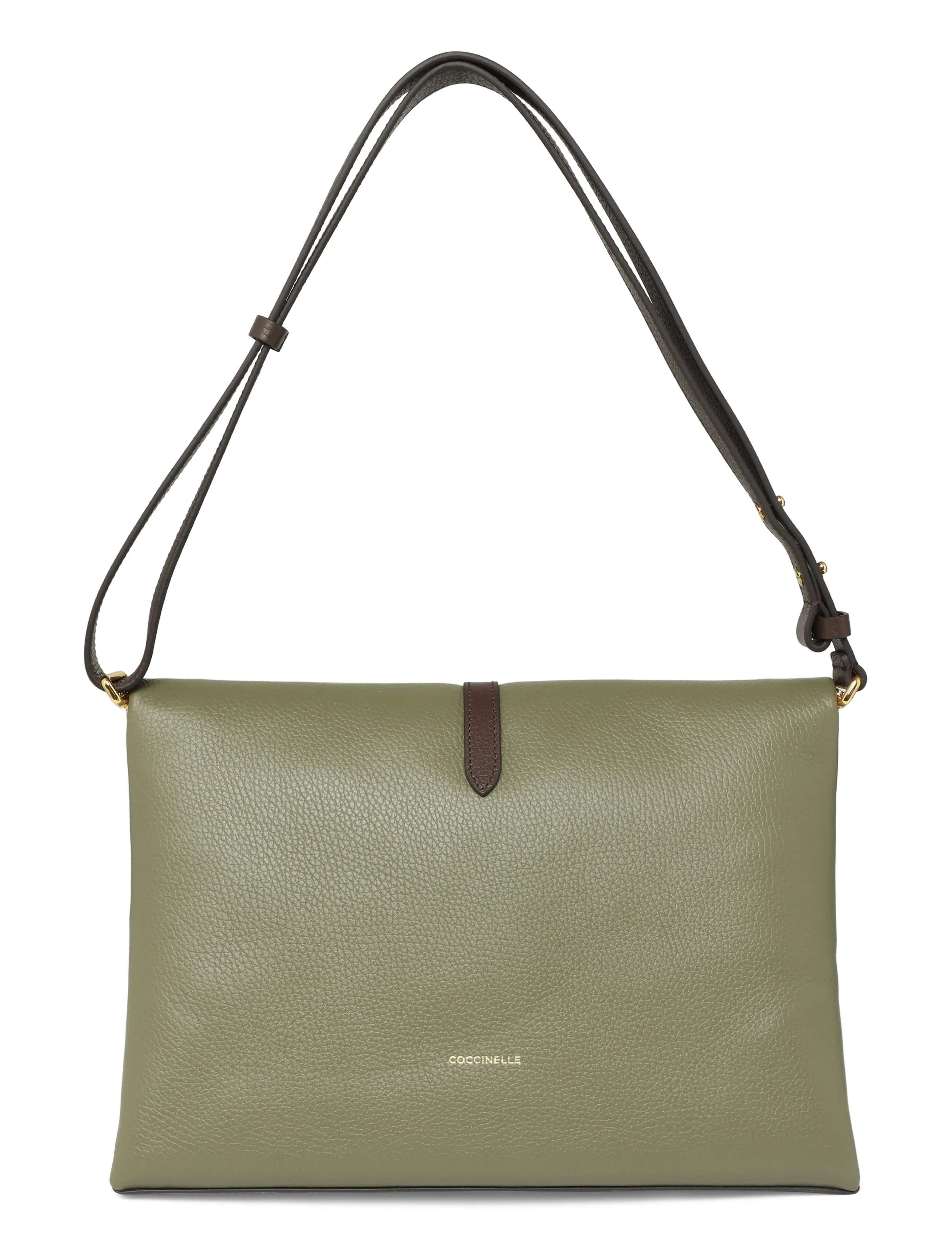 Coccinelle - Dorian Tricolor Shoulder Bag - lau.g/lamb/fond - 1