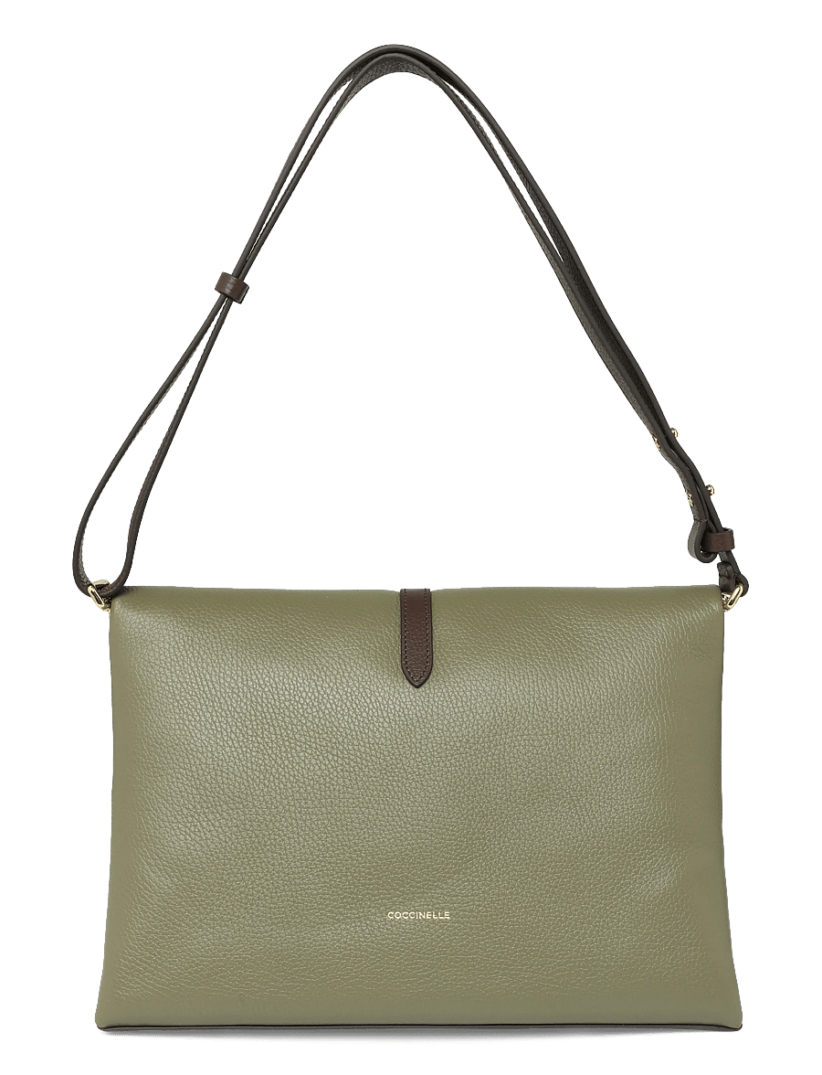 Coccinelle - Dorian Tricolor Shoulder Bag - crossbody bags - lau.g/lamb/fond - 1
