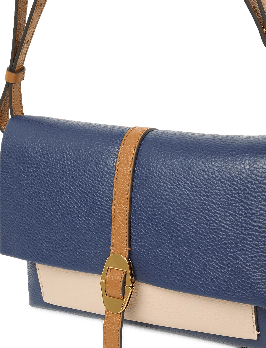 Coccinelle - Dorian Tricolor Shoulder Bag - umhängetaschen - roy.b/roset/cui - 2