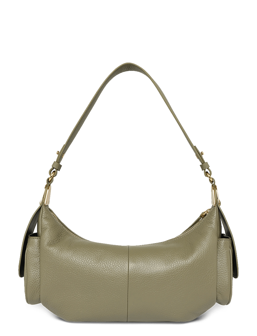 Coccinelle - Campus Large Shoulder Bag - axelremsväskor - laurel green - 0