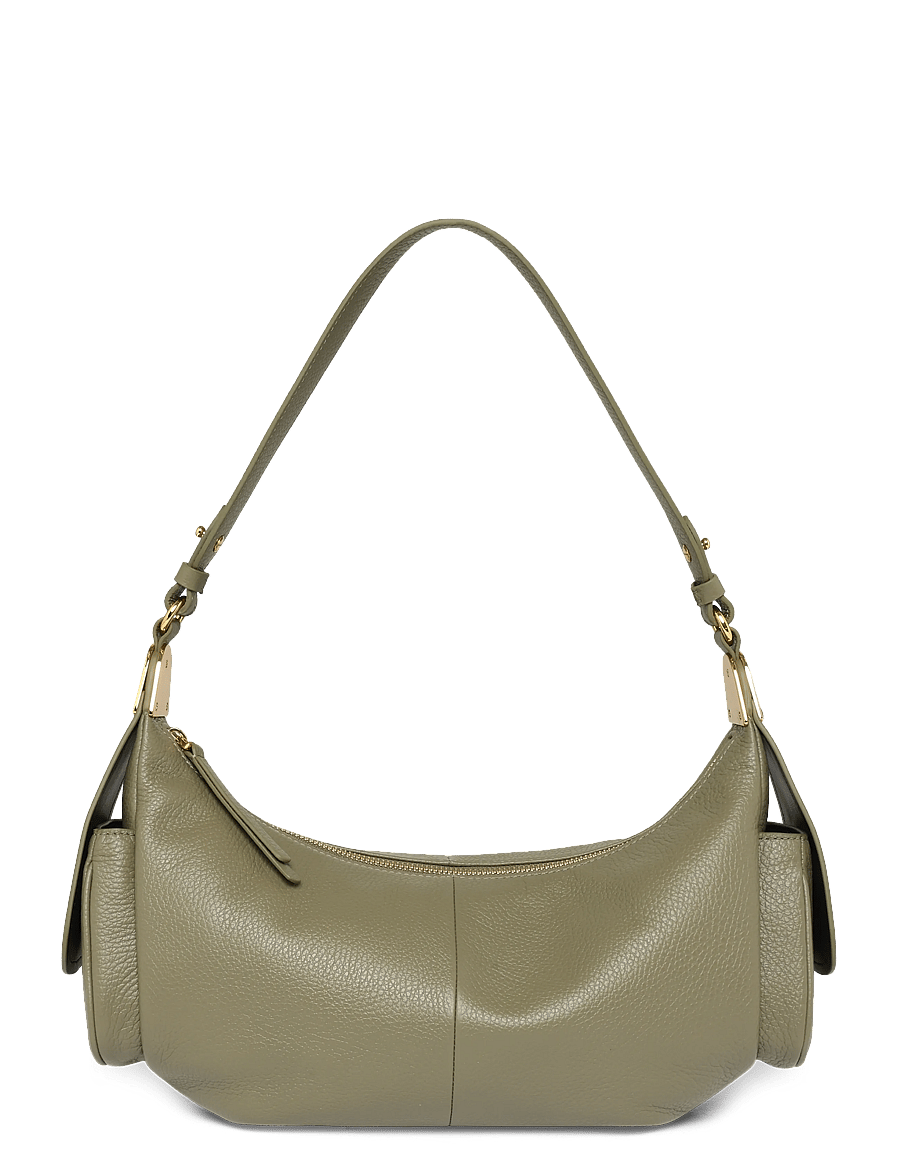 Coccinelle - Campus Large Shoulder Bag - axelremsväskor - laurel green - 1