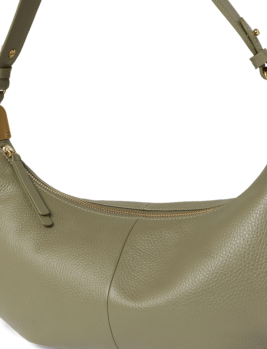 Coccinelle - Campus Large Shoulder Bag - axelremsväskor - laurel green - 2