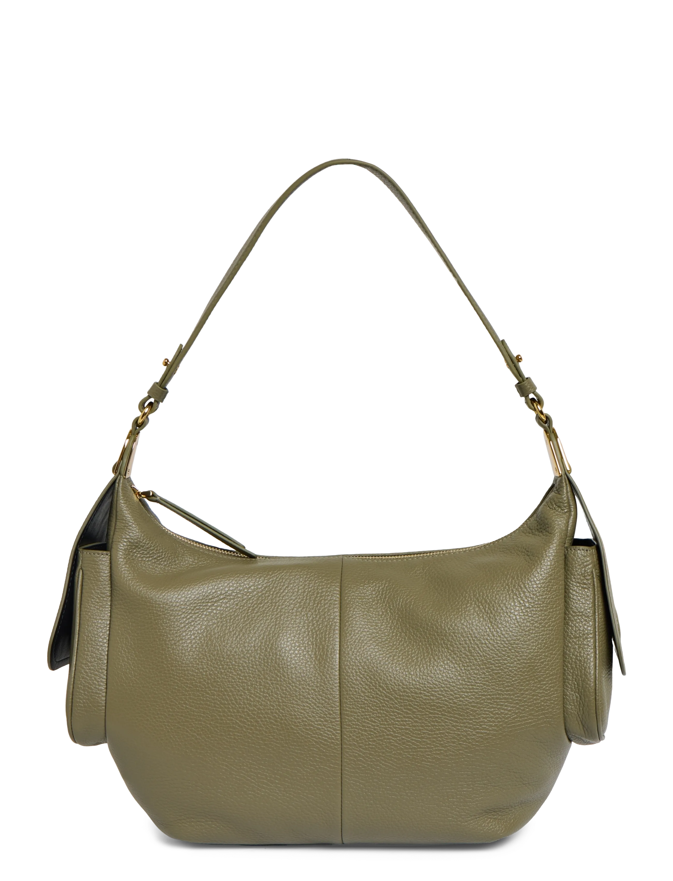 Coccinelle Campus Medium Shoulder Bag, One Size, Bags, Khakigrün - Small Bags-crossbody Frauen