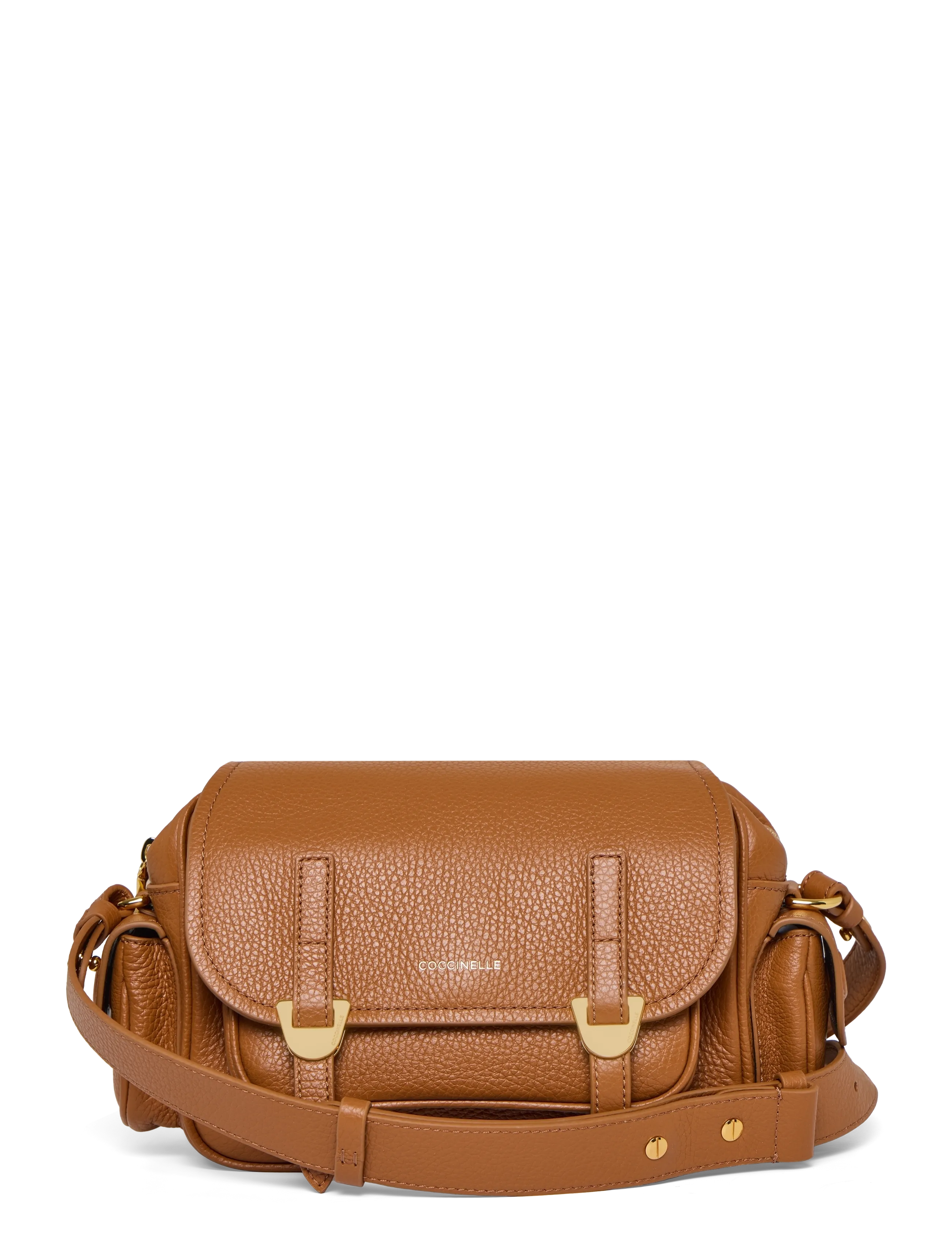 Coccinelle Campus Small Shoulder Bag, One Size, Bags, Braun - Bags-crossbody Frauen