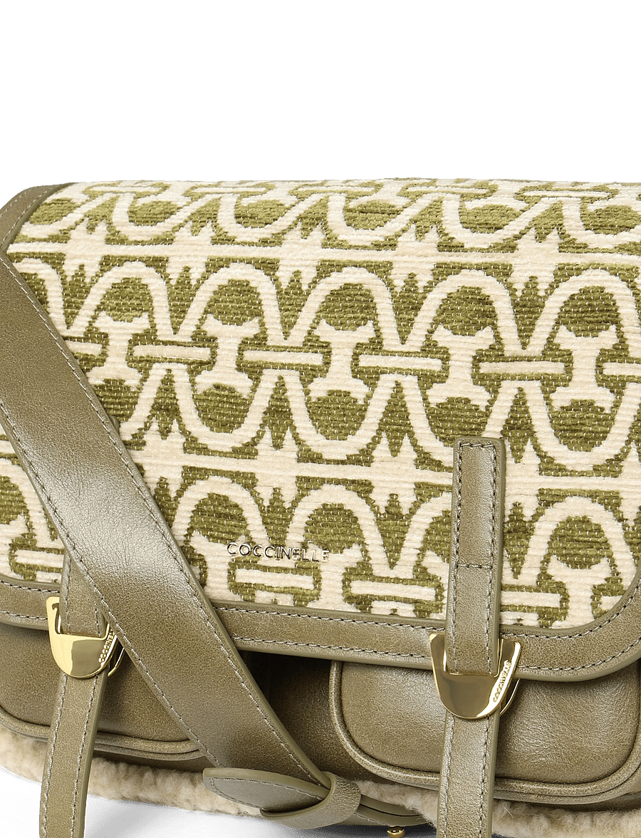 Coccinelle - Whisper Small Shoulder Bag - crossbody bags - nat/mul.lau/lau - 2