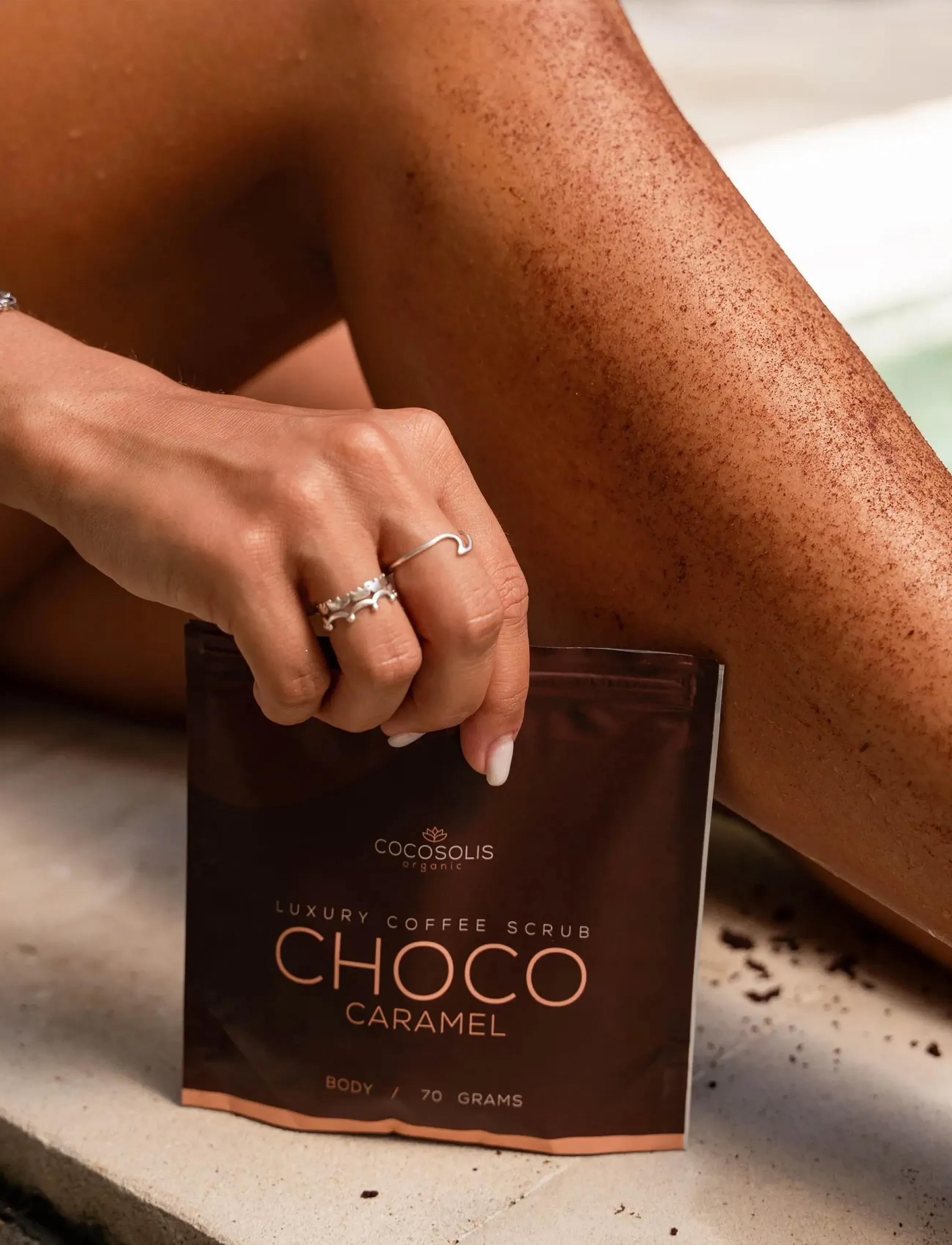 Cocosolis Luxury Coffee Scrub Box, 280 G, Nude, Krop > Scrub Og Eksfolierende Midler, Dame