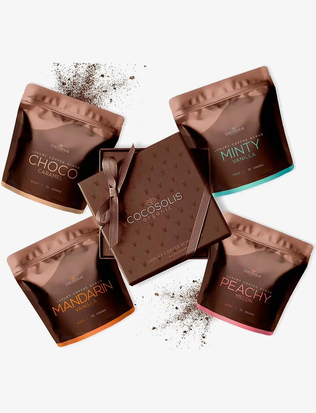 Cocosolis - Luxury Coffee Scrub BOX - skrubb & exfoliators - kropp  - no color - 2