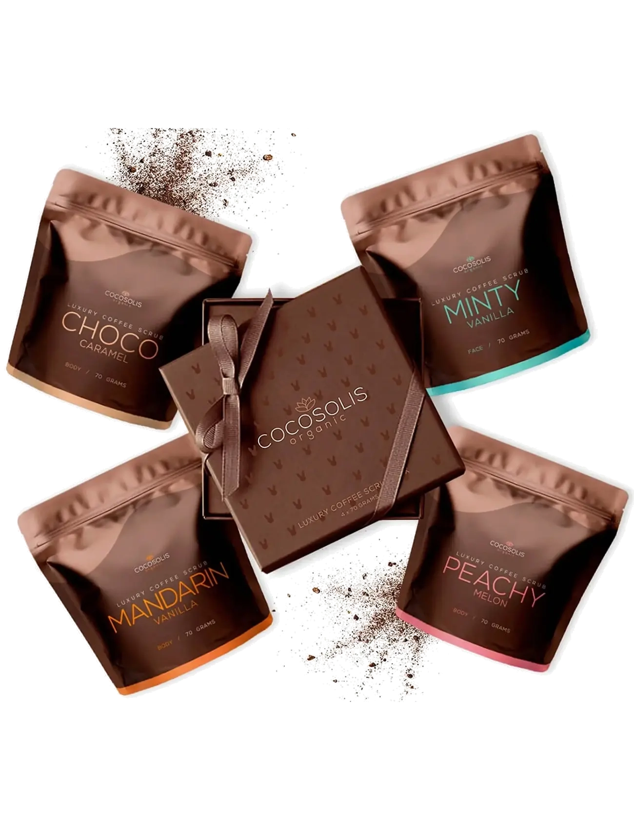 Cocosolis - Luxury Coffee Scrub BOX - skrubb & exfoliators - kropp  - no color - 2