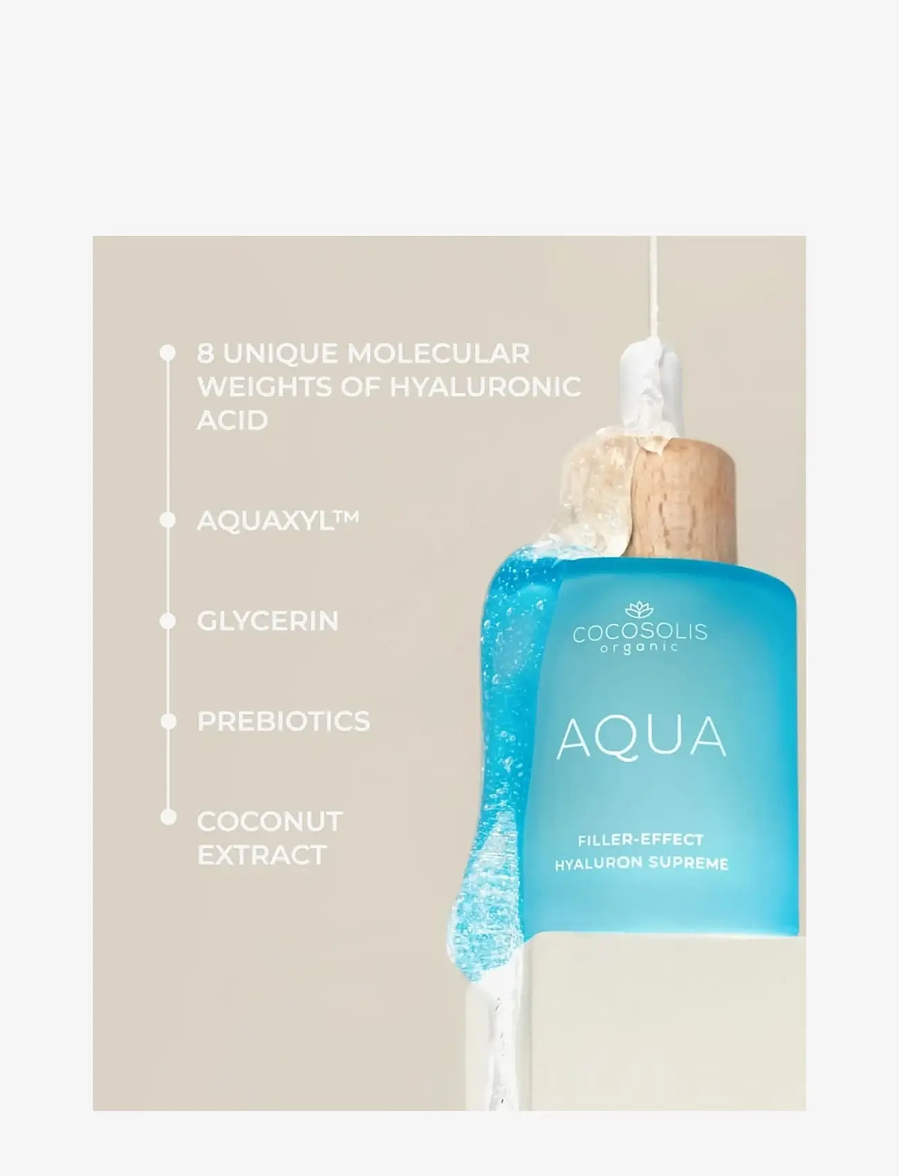 Cocosolis - AQUA Filler-Effect Hyaluron Supreme - serums - no color - 5