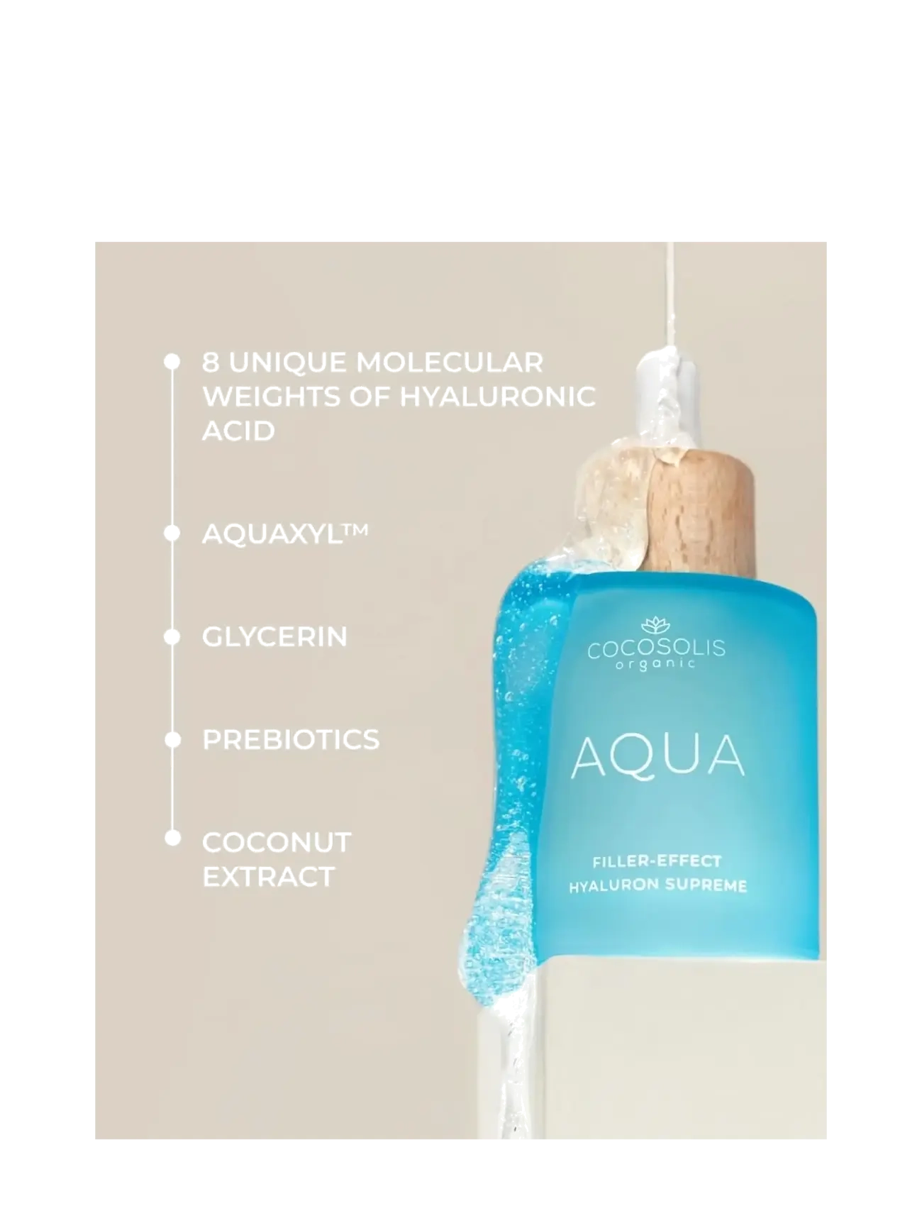 Cocosolis - AQUA Filler-Effect Hyaluron Supreme - serum - no color - 5