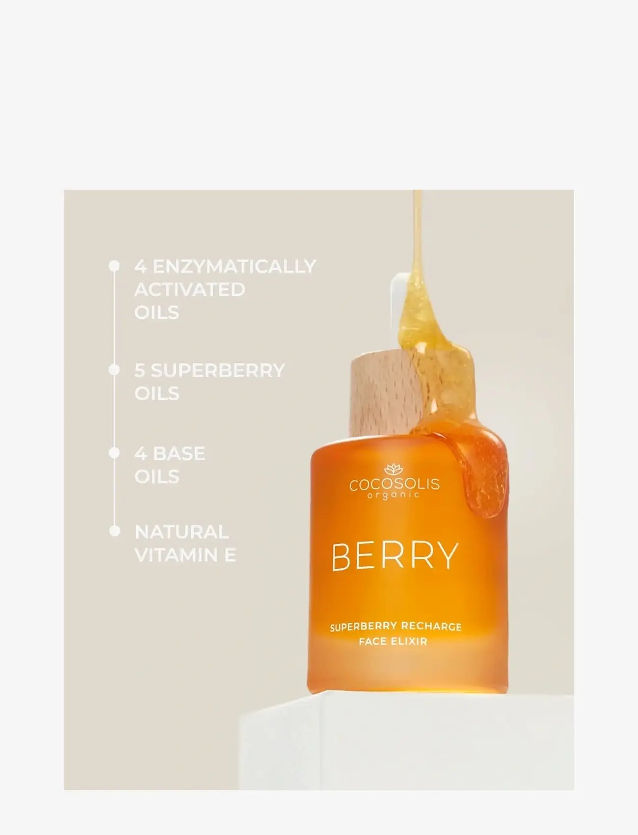 Cocosolis - BERRY Superberry Recharge Face Elixir - ansigtsolier - no color - 3
