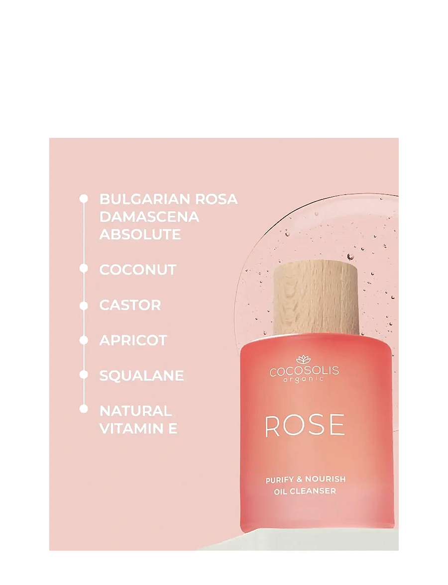 Cocosolis - ROSE Purify & Nourish Oil Cleanser - puhdistusöljyt - no color - 4
