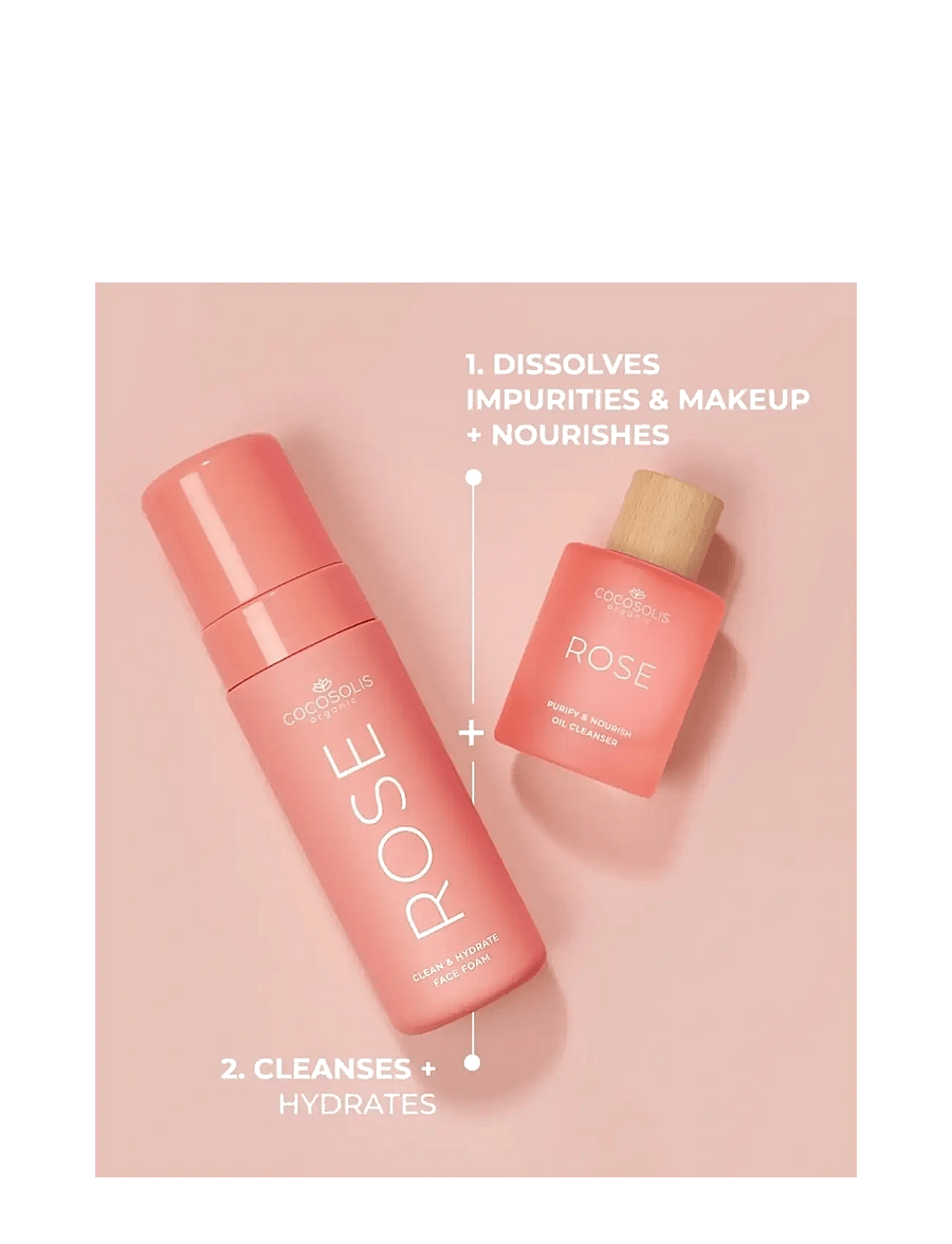 Cocosolis - ROSE Purify & Nourish Oil Cleanser - puhdistusöljyt - no color - 5