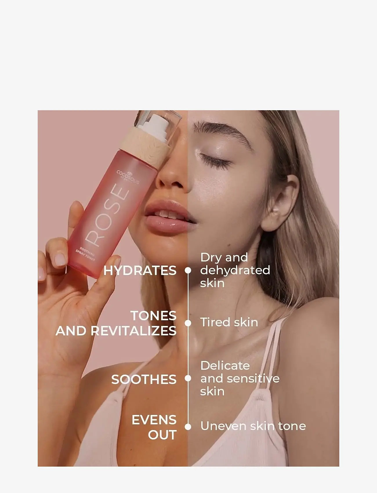 Cocosolis - ROSE Soothing Spray Toner - ansigtsmist - no color - 5