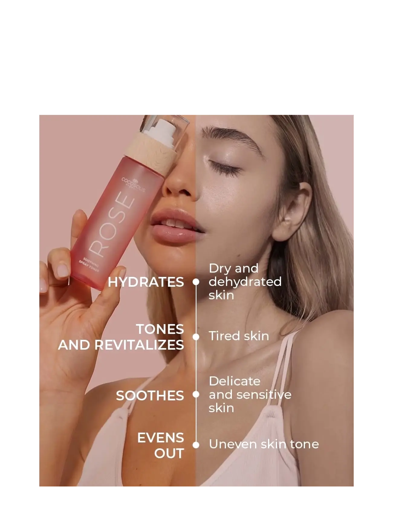 Cocosolis - ROSE Soothing Spray Toner - skintonic & toner - no color - 5