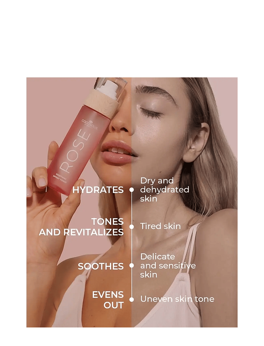 Cocosolis - ROSE Soothing Spray Toner - ansiktsmist - no color - 5