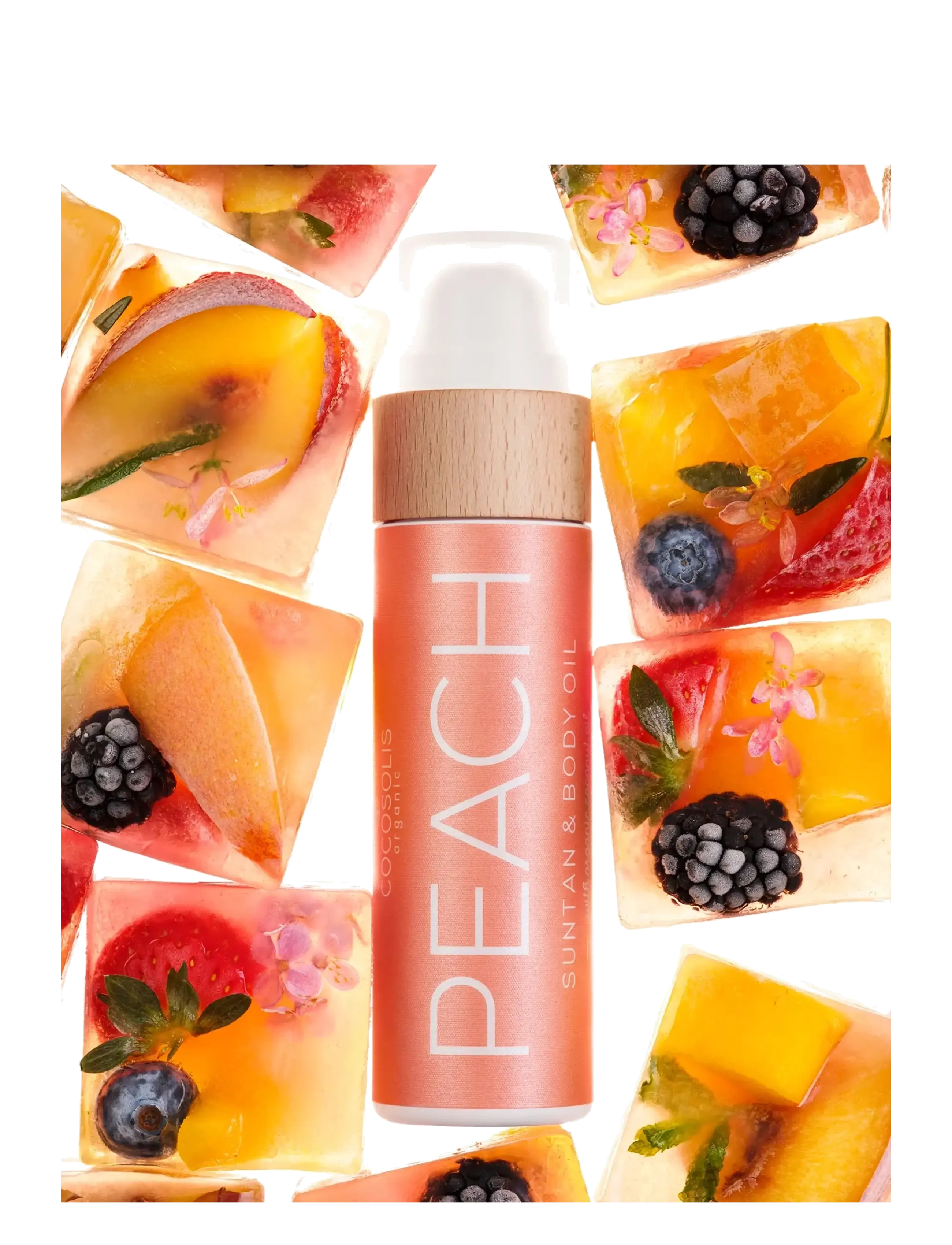 Cocosolis - PEACH Suntan & Body Oil - matkakoot ja -pakkaukset - no color - 3