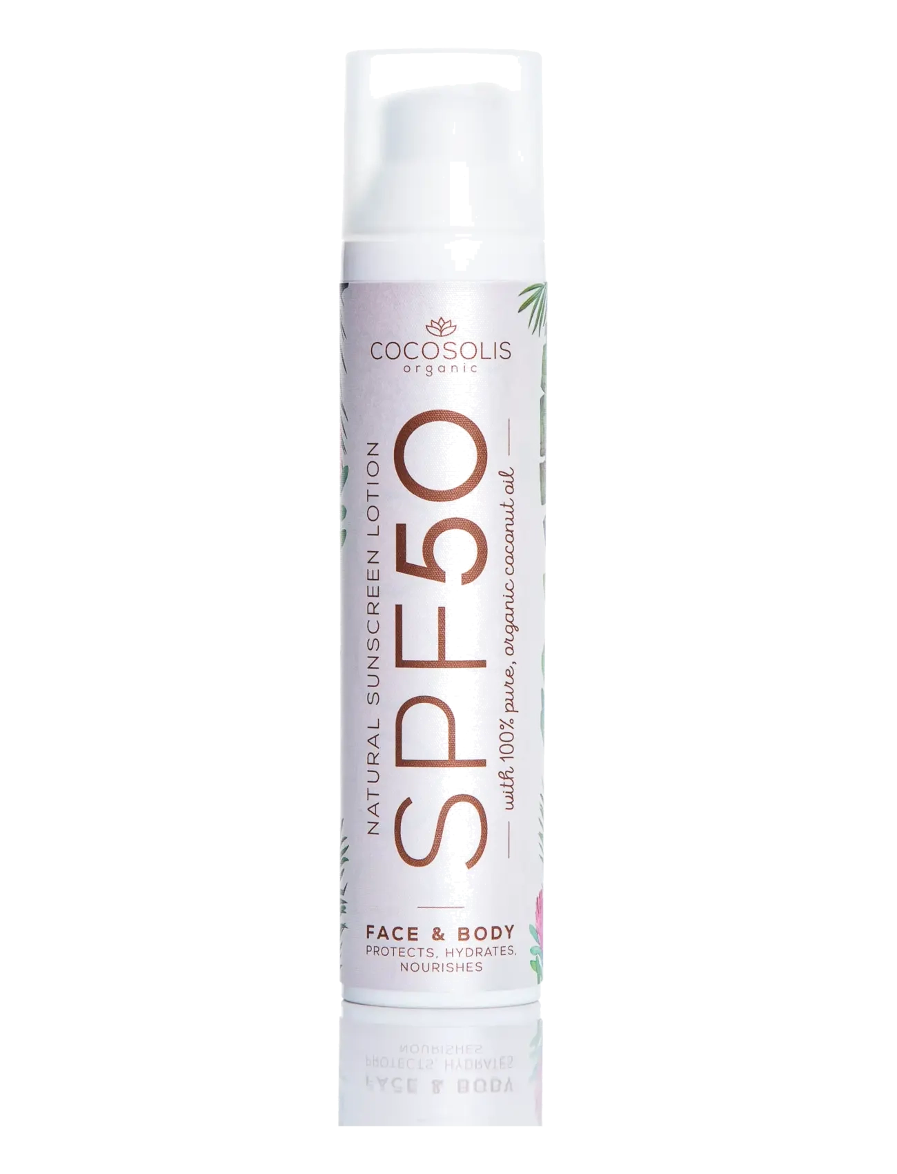 Cocosolis Natural Sunscreen Lotion Spf 50, Body, Nude, Str: 100 G