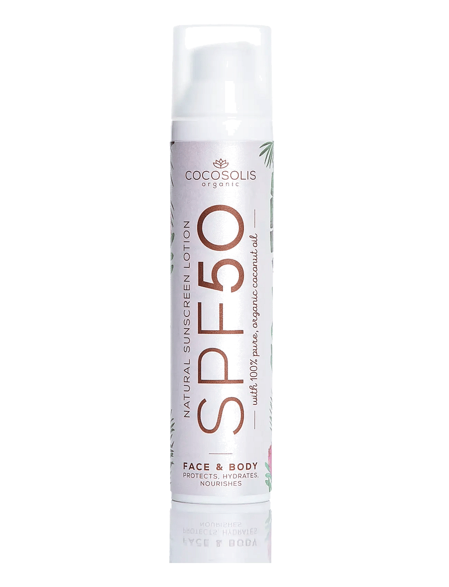 Cocosolis - Natural Sunscreen Lotion SPF 50 - til kroppen - no color - 1
