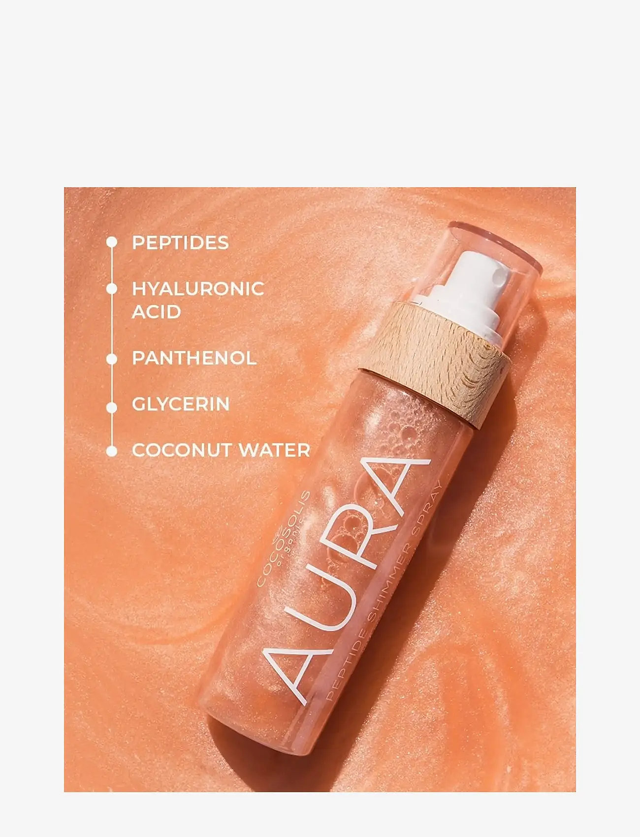 Cocosolis - AURA Peptide Shimmer Spray - no color - 4