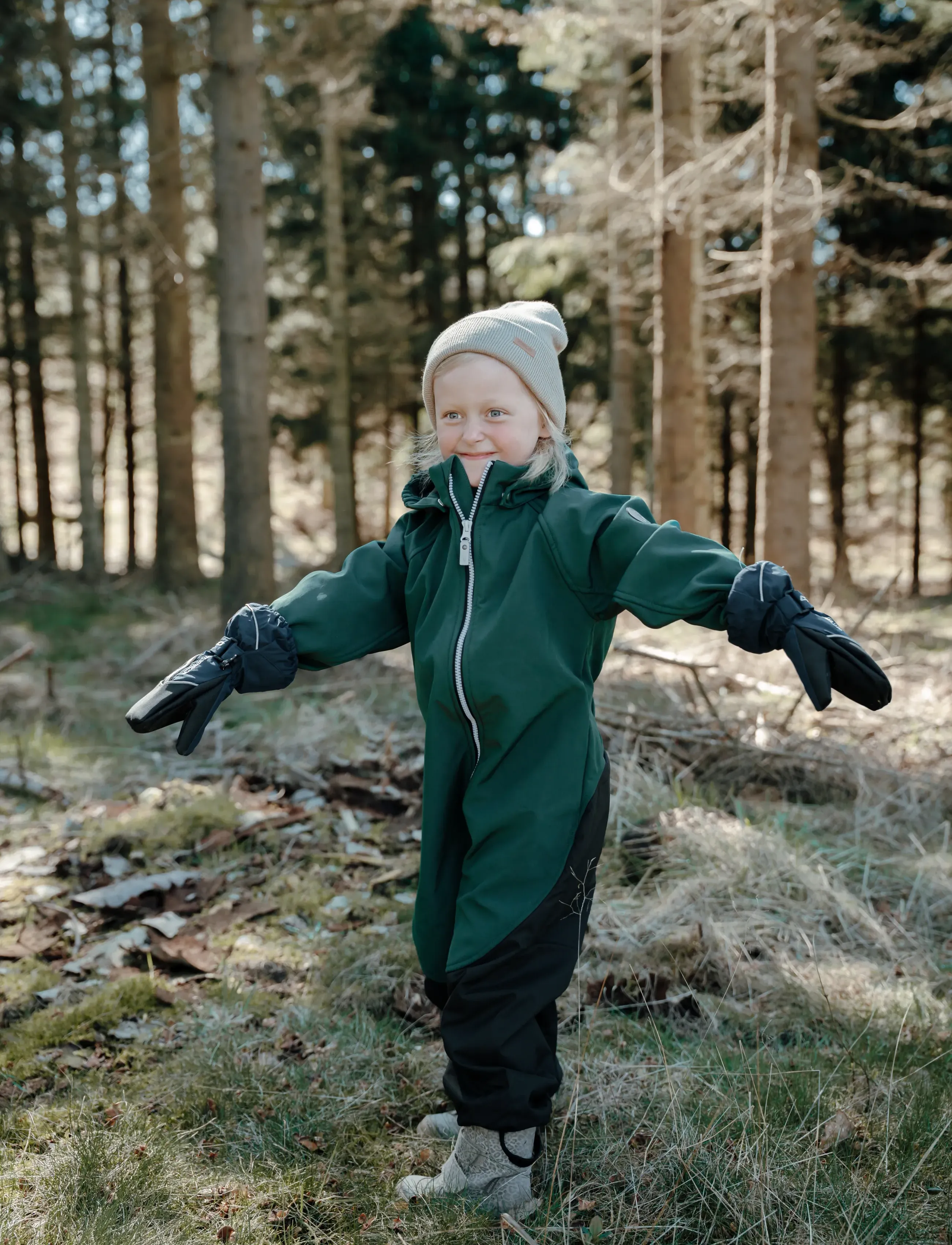COLD Filur Mitten, 0-1, Beige, Handsker Og Vanter > Vanter, Børn