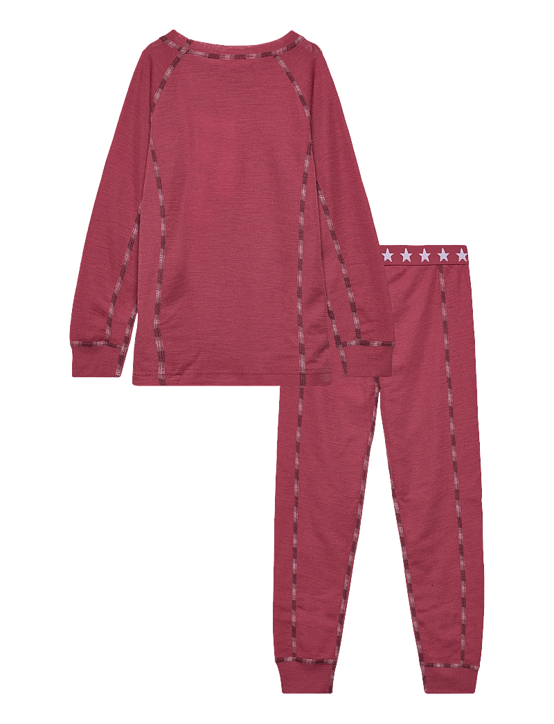 COLD - Stars Merino Wool Set - 2-osalised komplektid - dark coral - 1