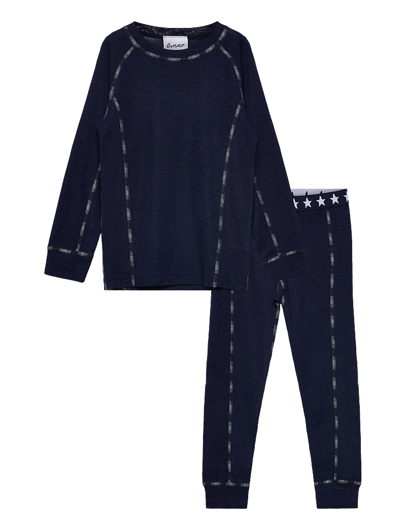 COLD - Stars Merino Wool Set - 2-osalised komplektid - marine - 0