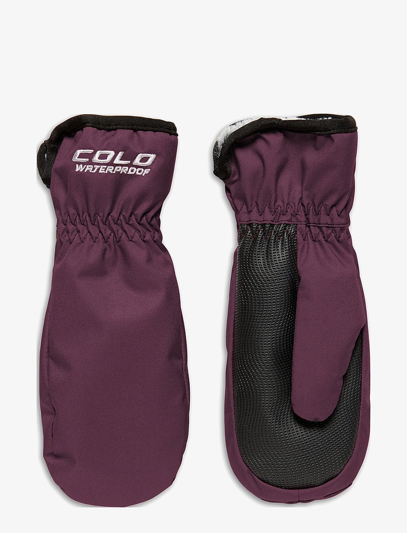 COLD - Soft Shell Mitten JR - gloves - aubergine - 0