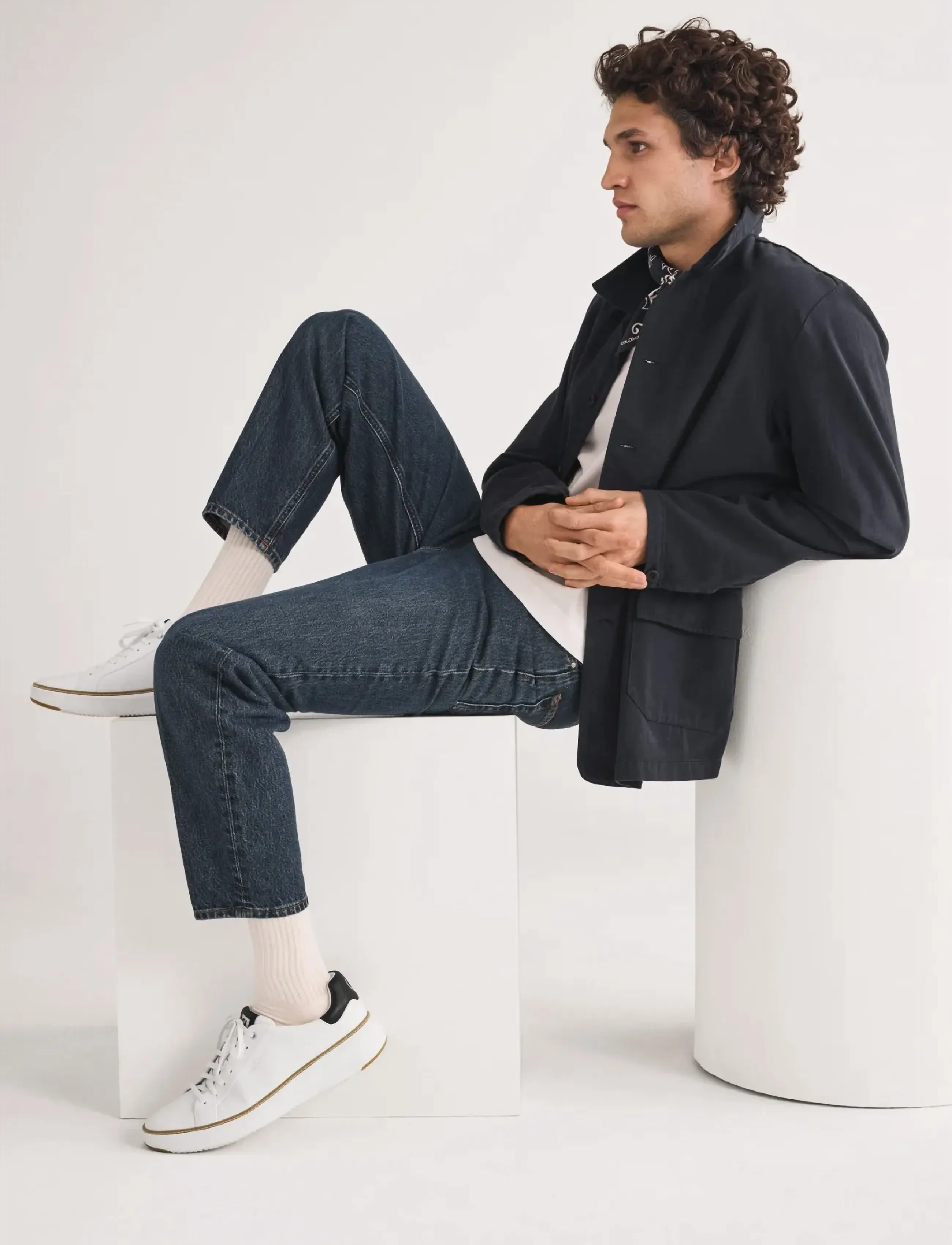 Cole Haan Grandpro Oberteilepin Sneaker, 44, Sneakers, Weiß - Low-top Männerswear